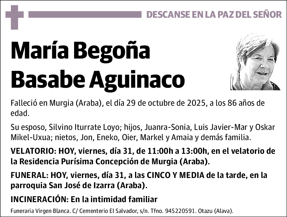 María Begoña Basabe Aguinaco
