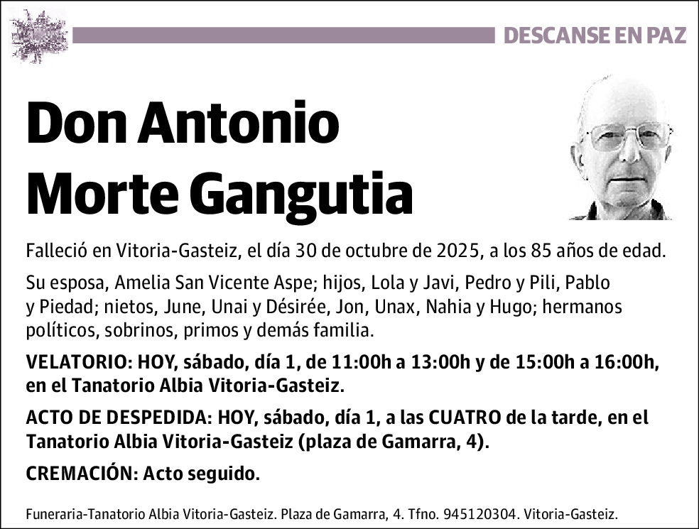 Antonio Morte Gangutia