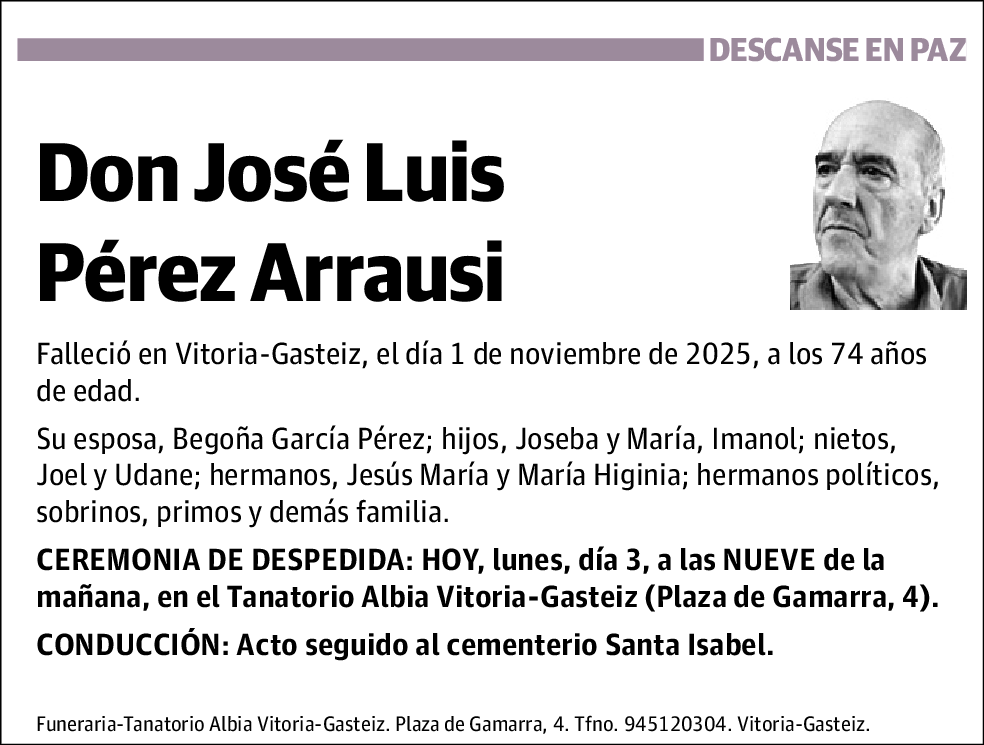 Jose Luis Pérez Arrausi