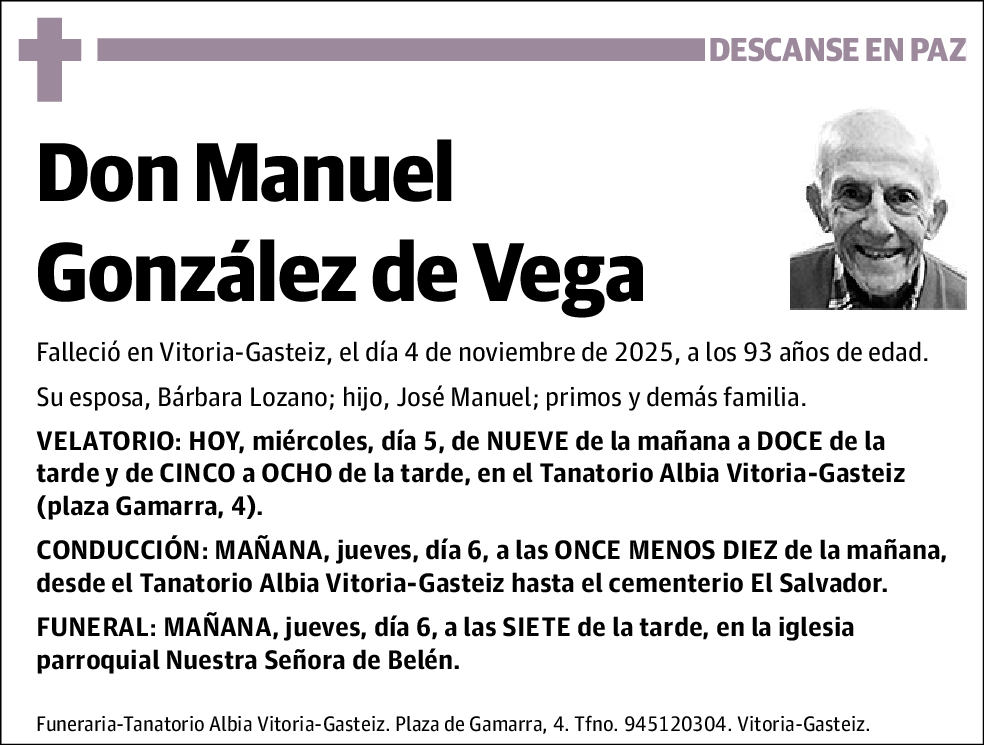 Manuel González de Vega
