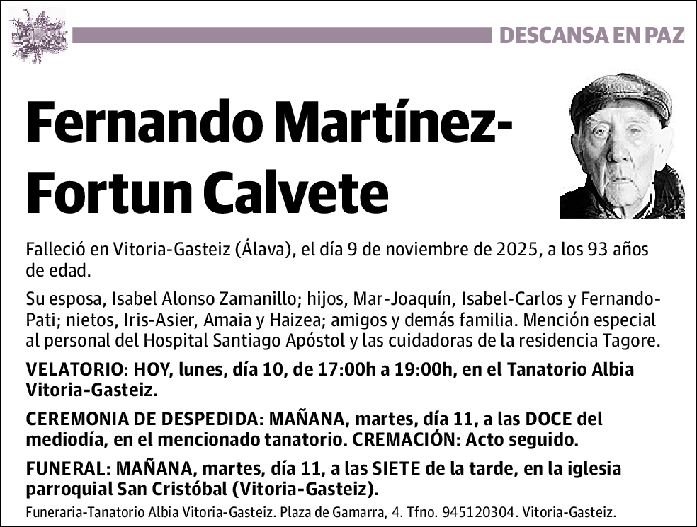 Fernando Martínez-Fortun Calvete