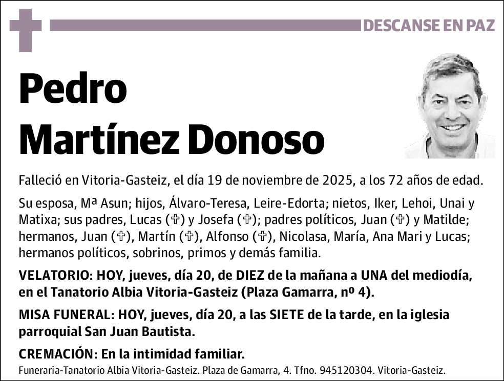 Pedro Martínez Donoso