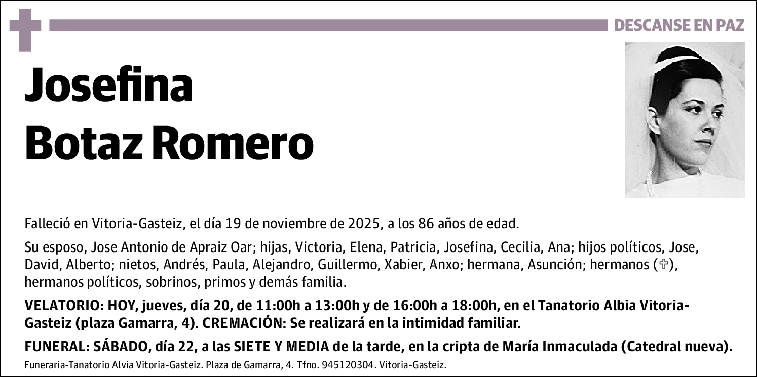 Josefina Botaz Romero