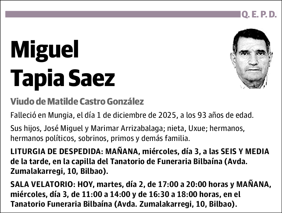 Miguel Tapia Saez