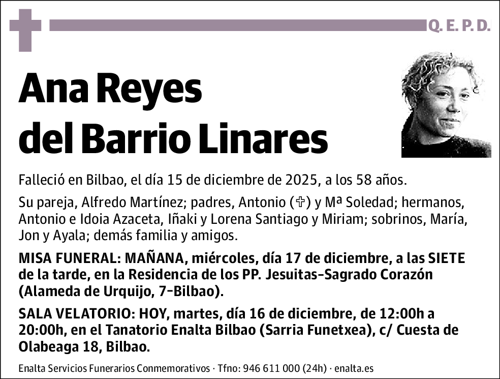 Ana Reyes del Barrio Linares