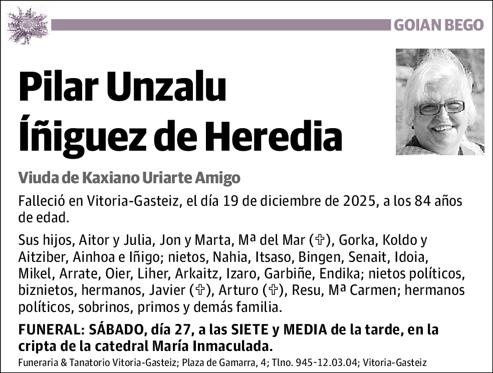 Pilar Unzalu Íñiguez de Heredia