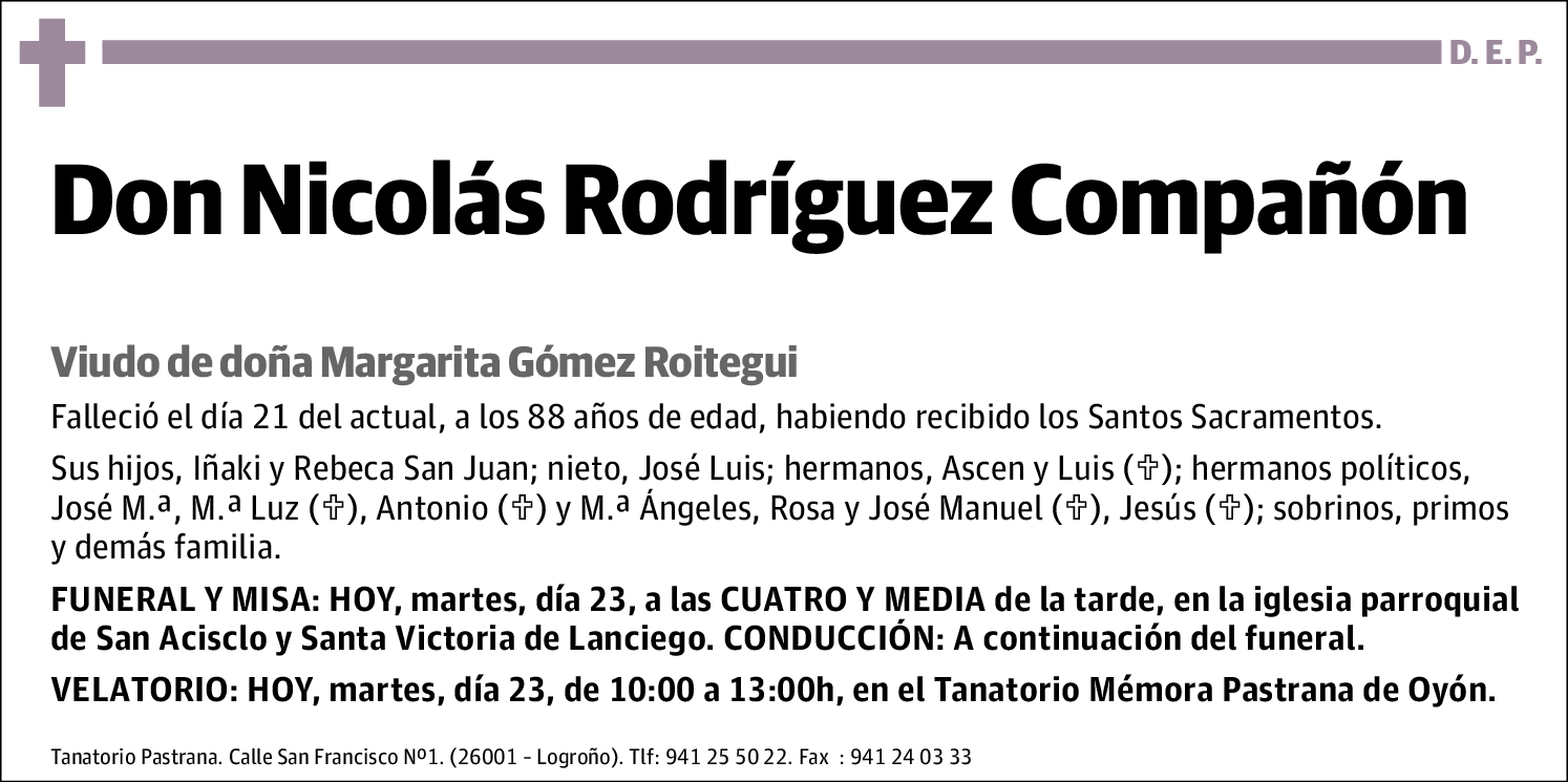 Nicolás Rodríguez Compañón