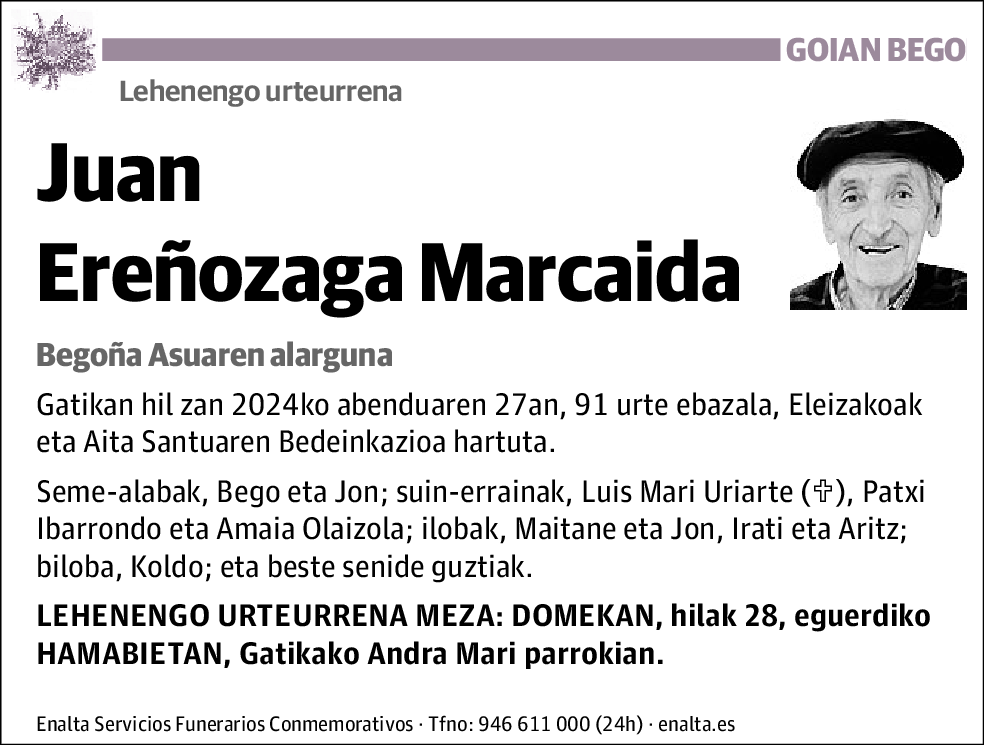 Juan Ereñozaga Marcaida