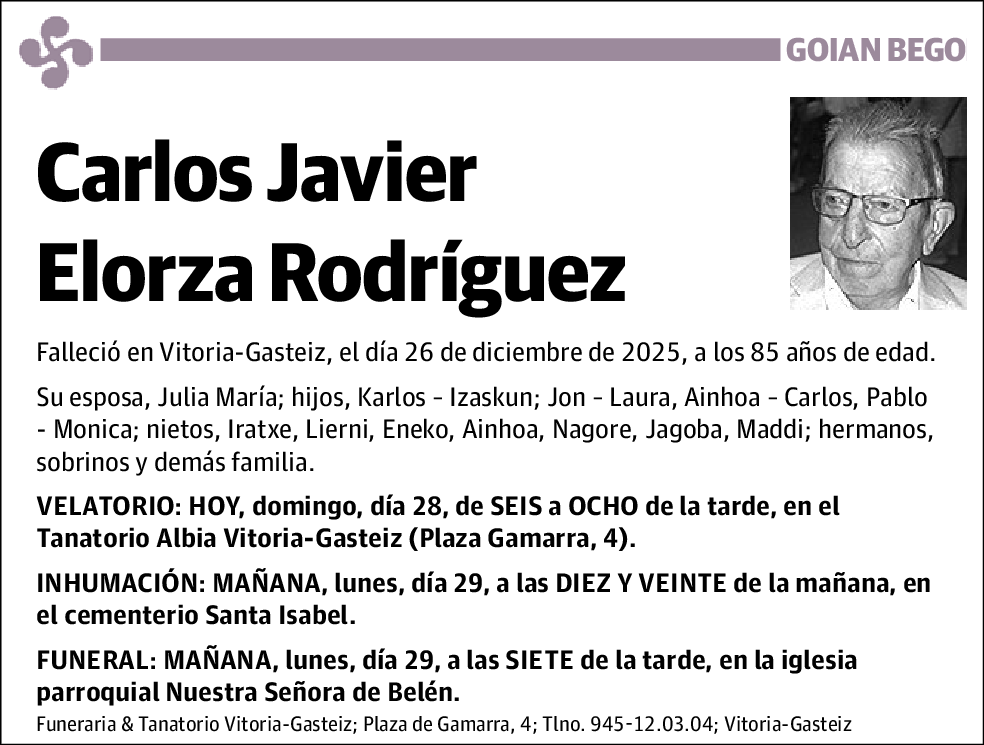 Carlos Javier Elorza Rodríguez
