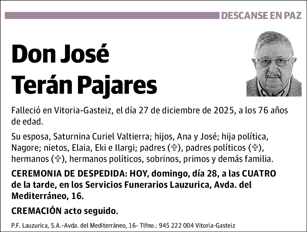 Jose Terán Pajares