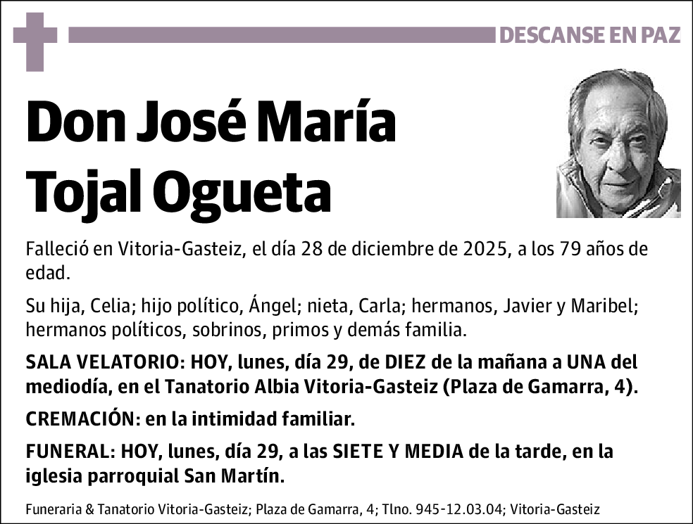 Jose María Tojal Ogueta