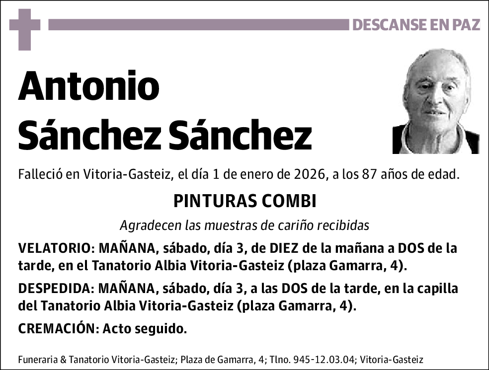 Antonio Sánchez Sánchez