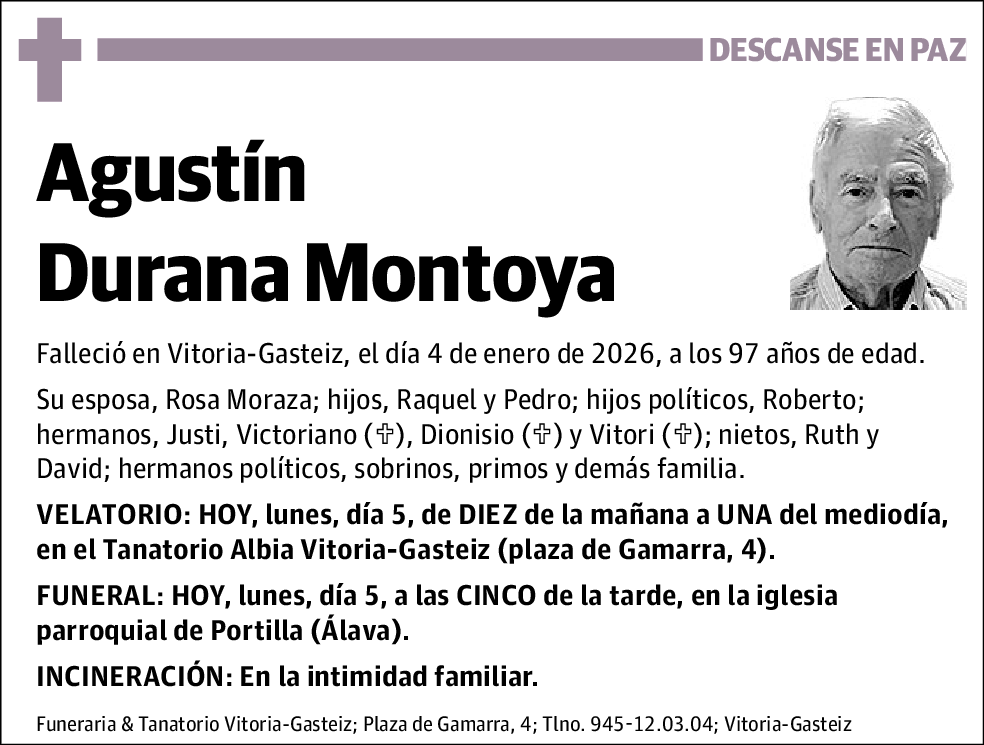 Agustín Durana Montoya