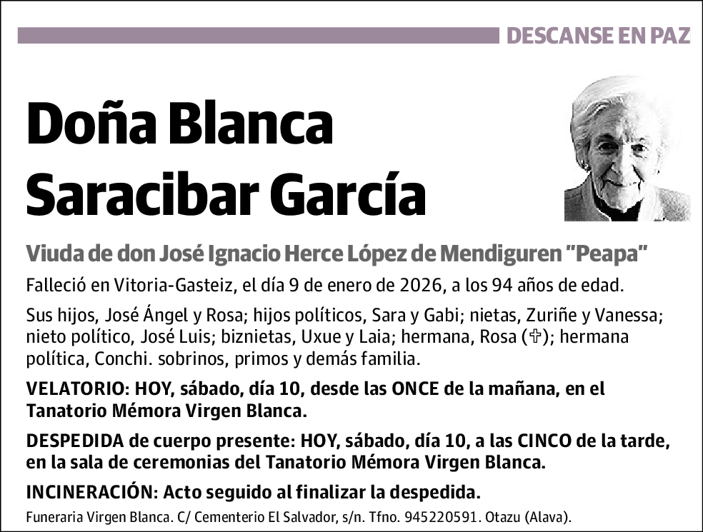 Blanca Saracibar García