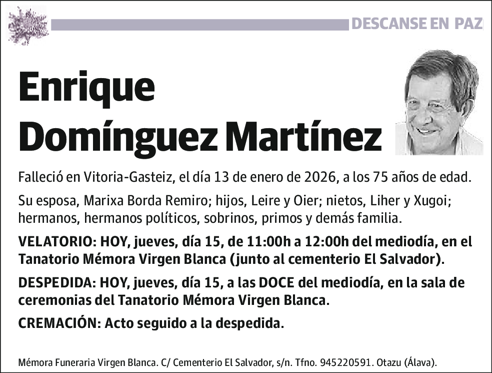 Enrique Domínguez Martínez