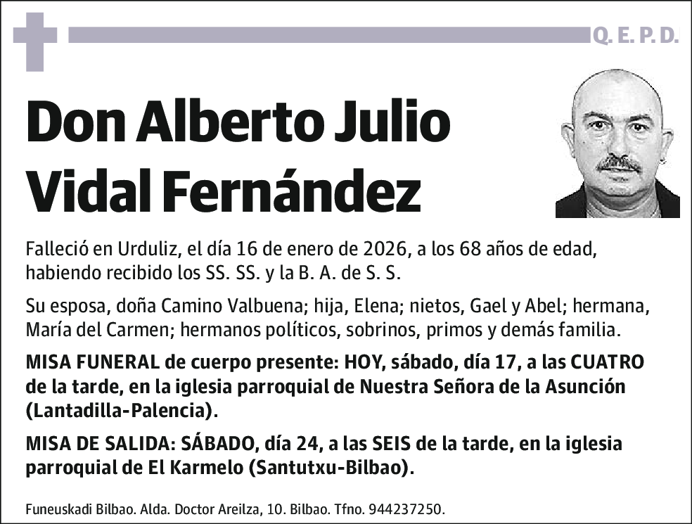 Alberto Julio Vidal Fernández