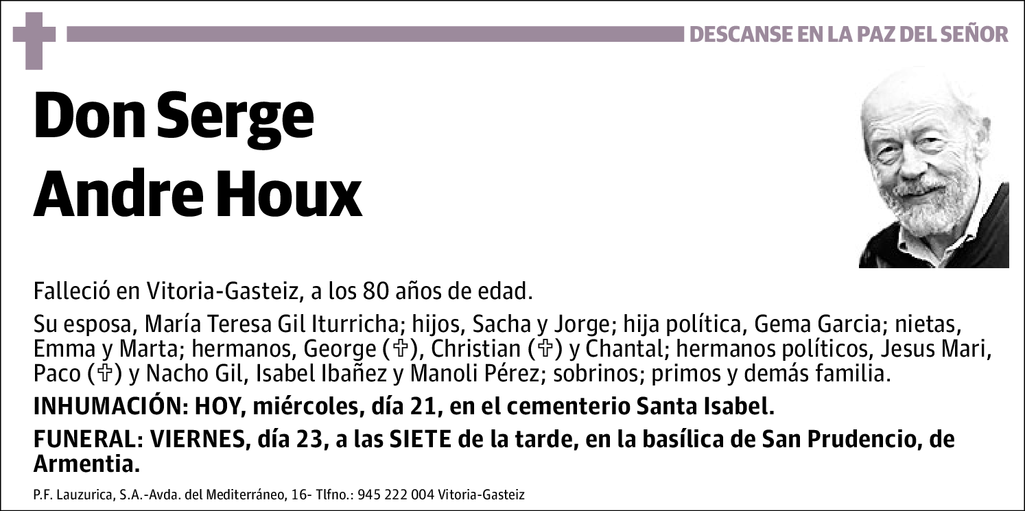 Serge Andre Houx