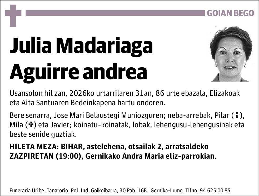 Julia Madariaga Aguirre