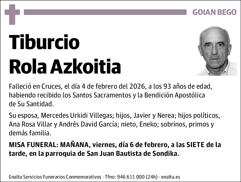 Tiburcio Rola Azkoitia