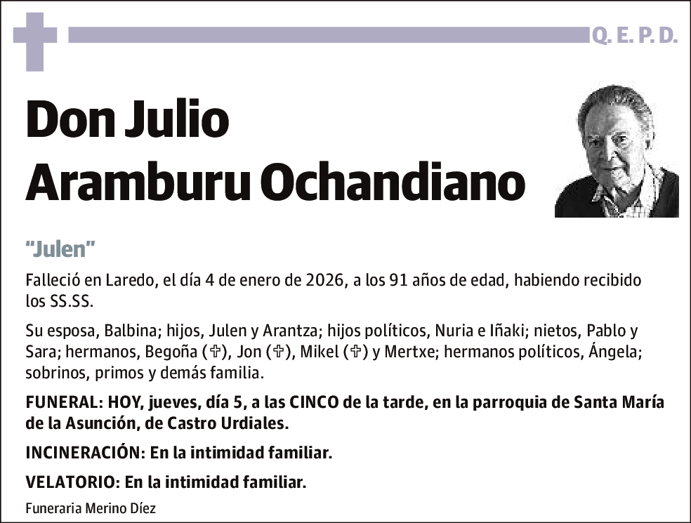 Julio Aramburu Ochandiano
