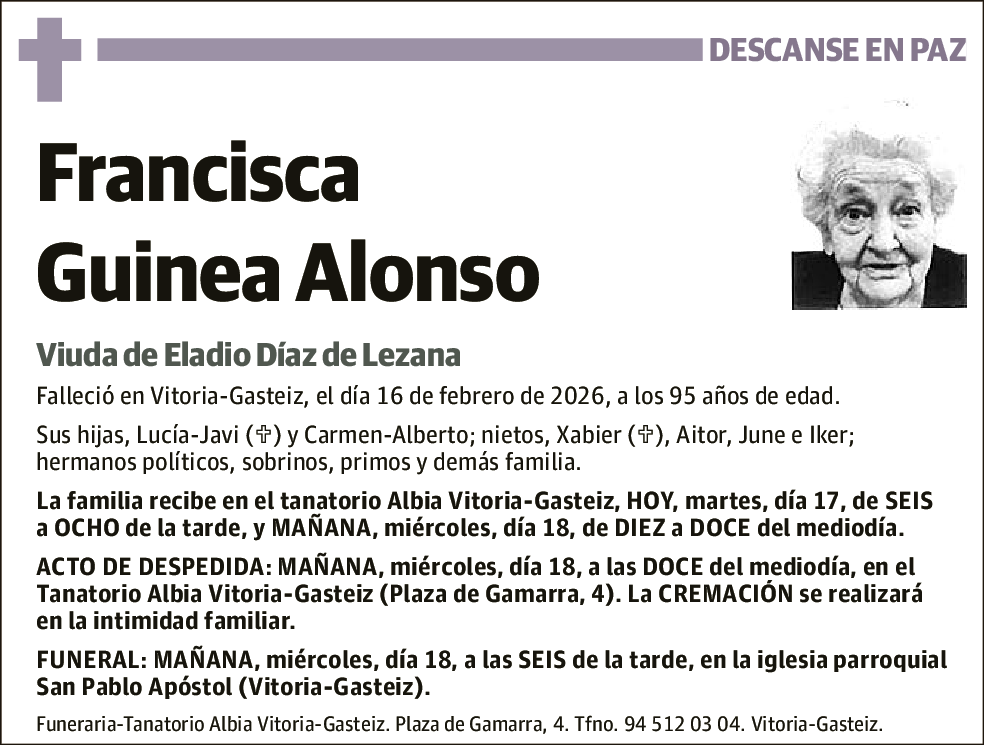 Francisca Guinea Alonso
