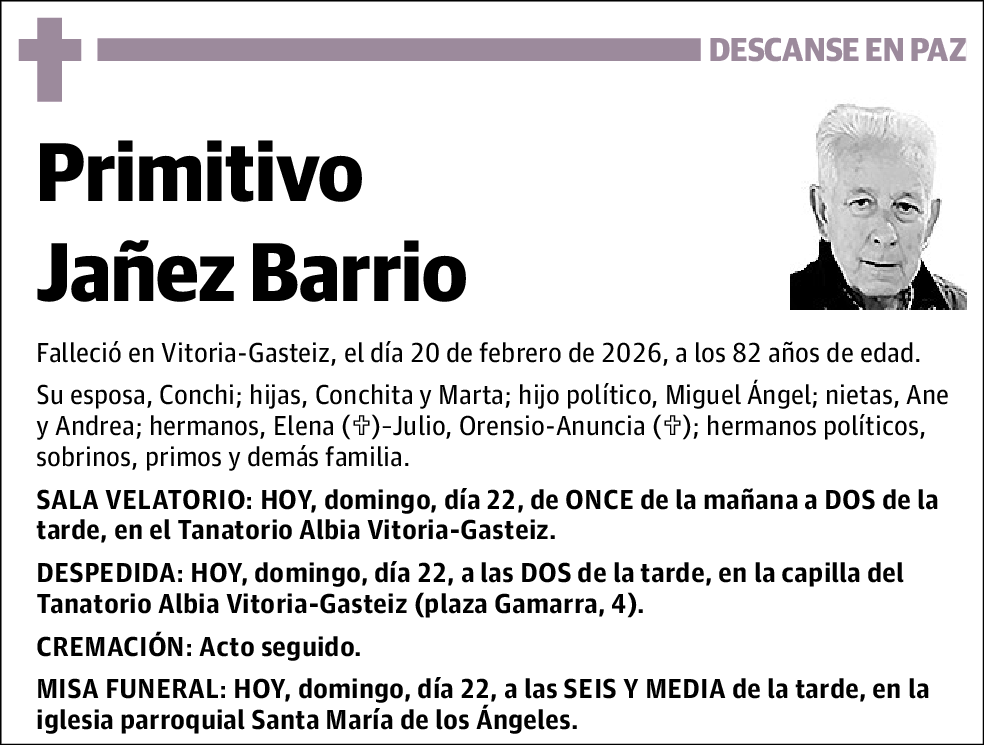 Primitivo Jañez Barrio