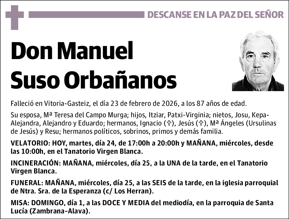 Manuel Suso Orbañanos