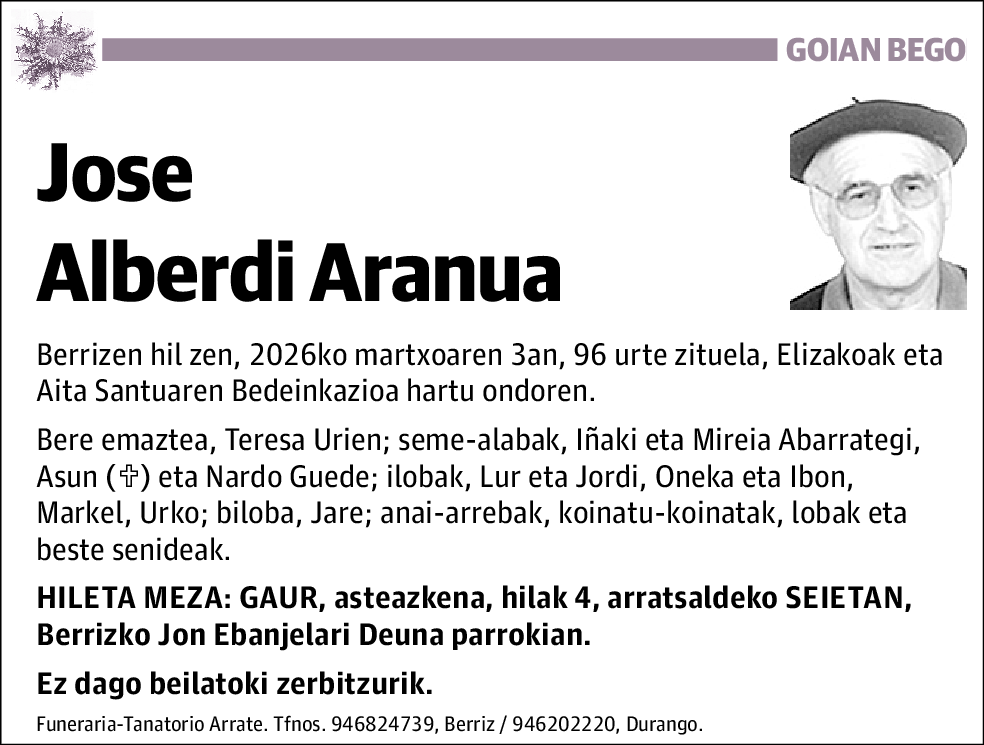 Jose Alberdi Aranua