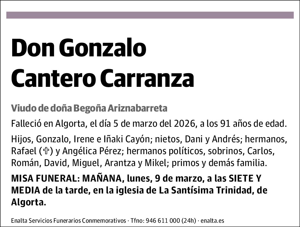 Gonzalo Cantero Carranza