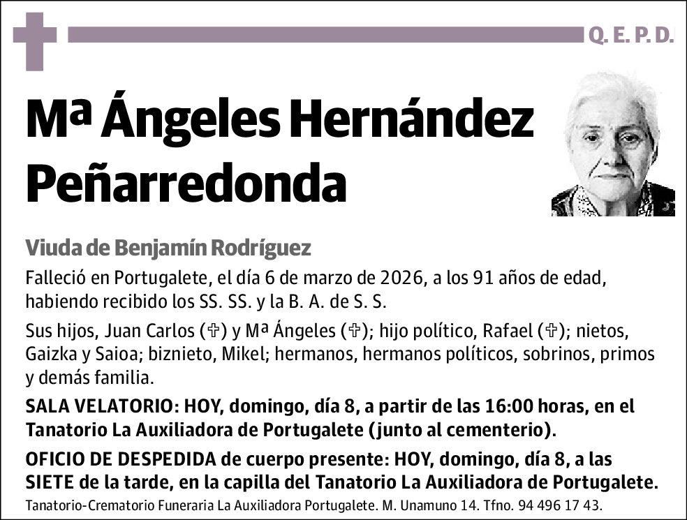 Mª Ángeles Hernández Peñarredonda