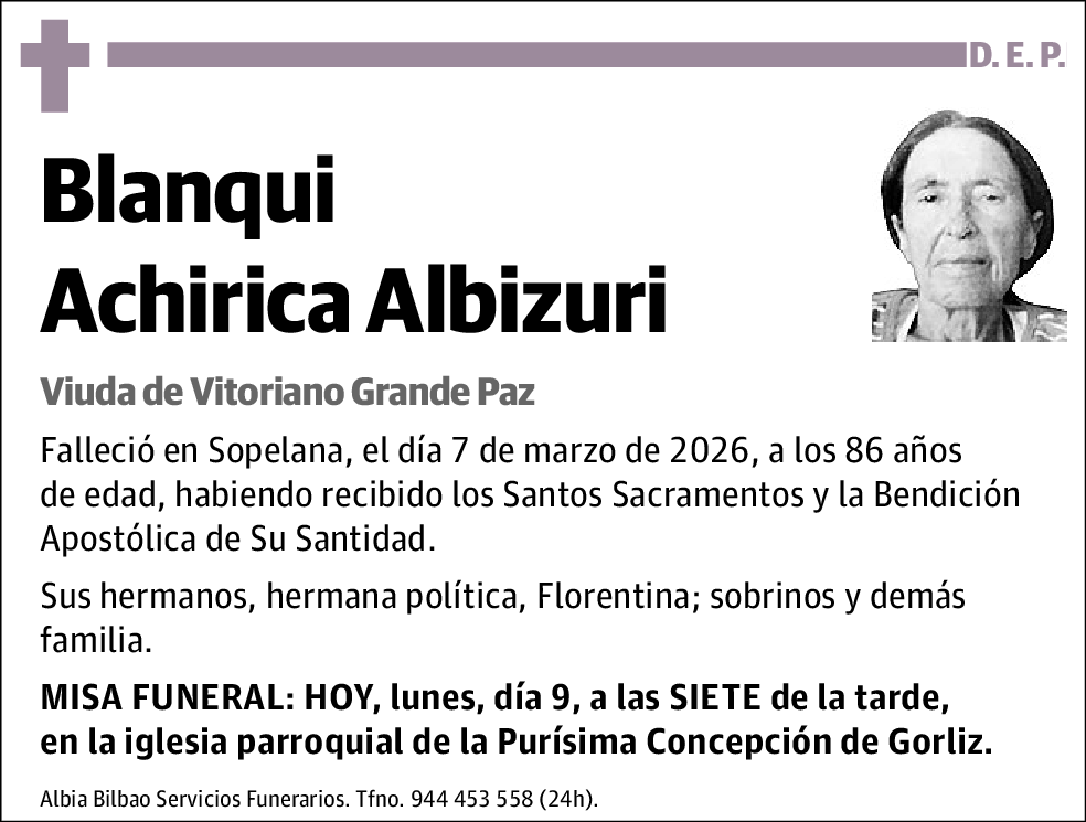 Blanqui Achirica Albizuri