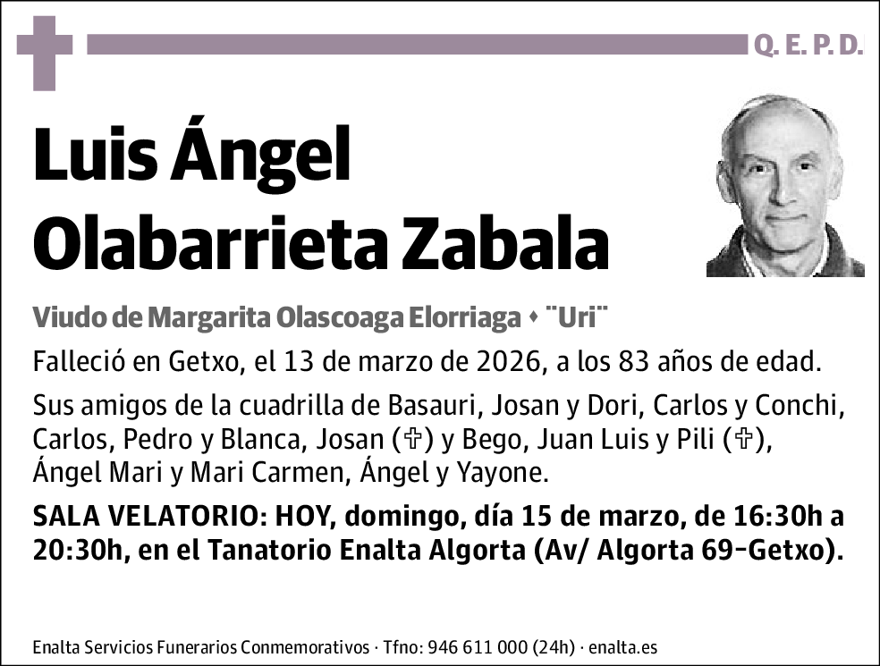 Luis Ángel Olabarrieta Zabala