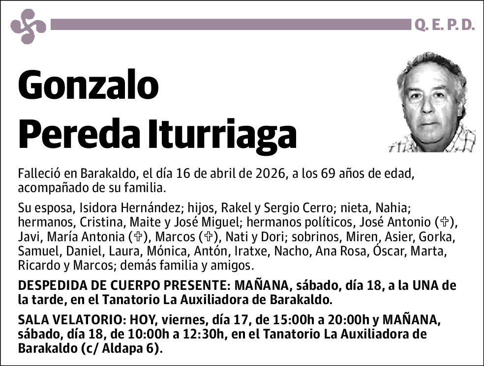 Gonzalo Pereda Iturriaga