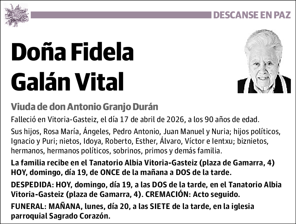Fidela Galán Vital