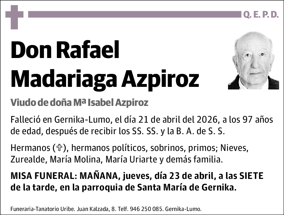 Rafael Madariaga Azpiroz