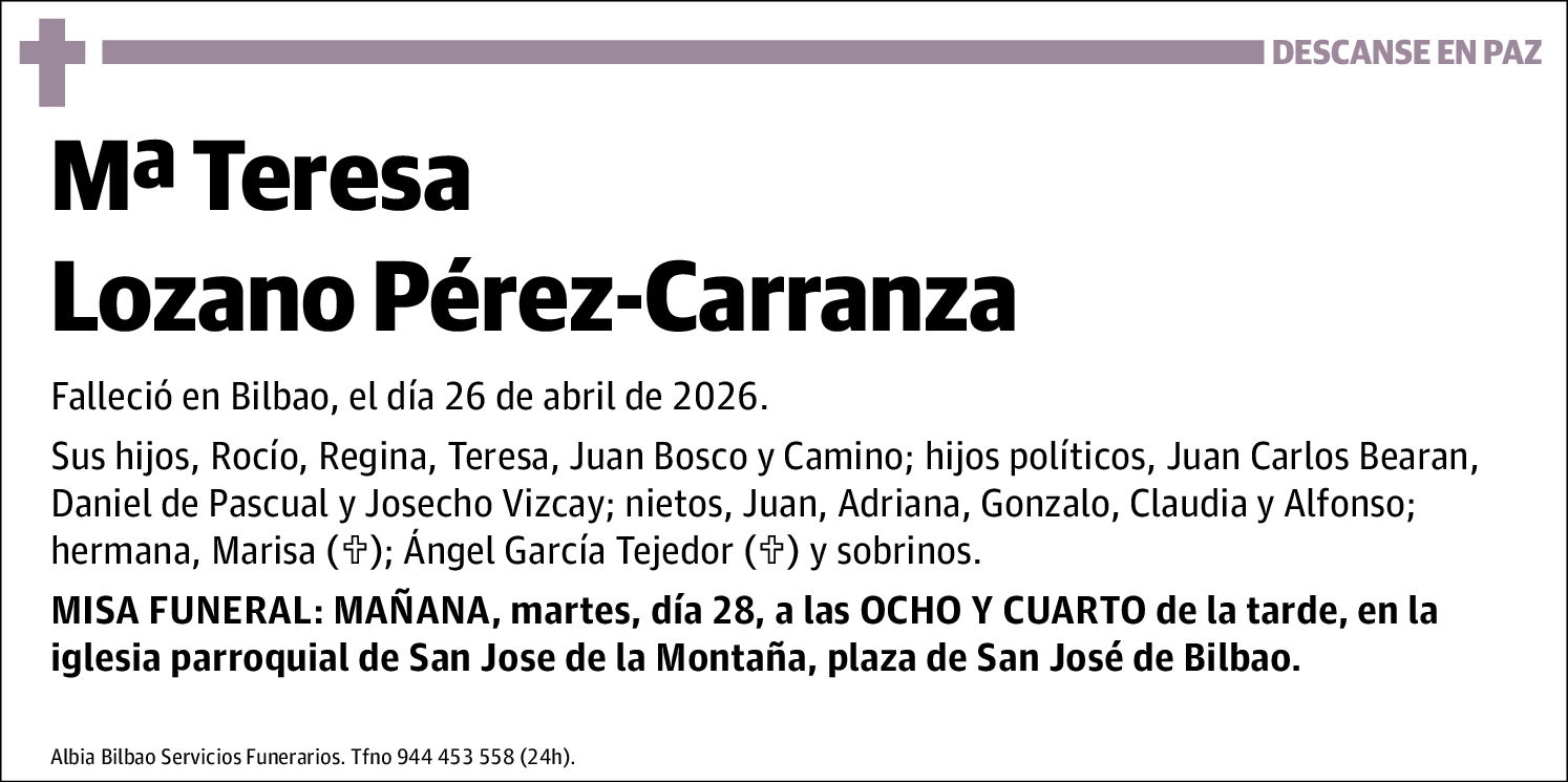 María Teresa Lozano Perez