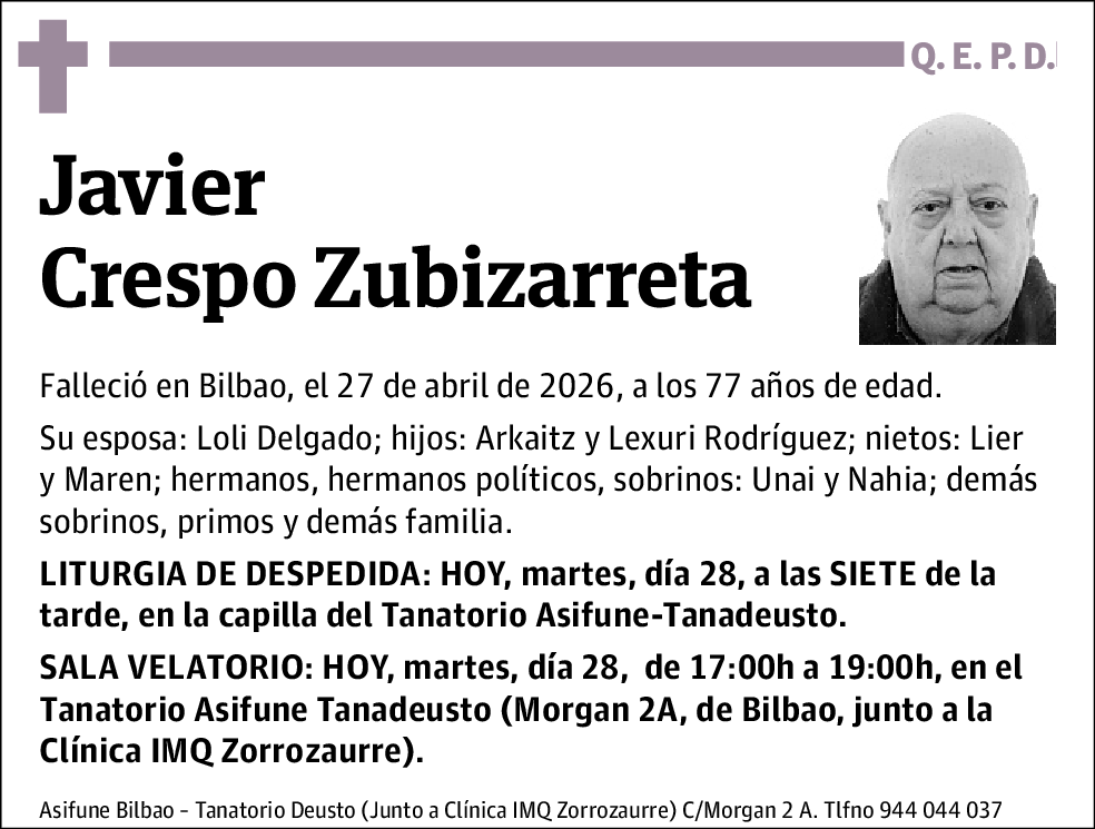 Javier Crespo Zubizarreta