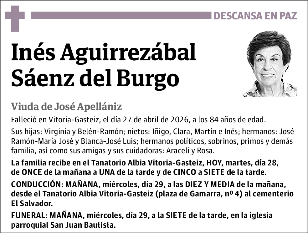 Inés Aguirrezábal Sáenz del Burgo