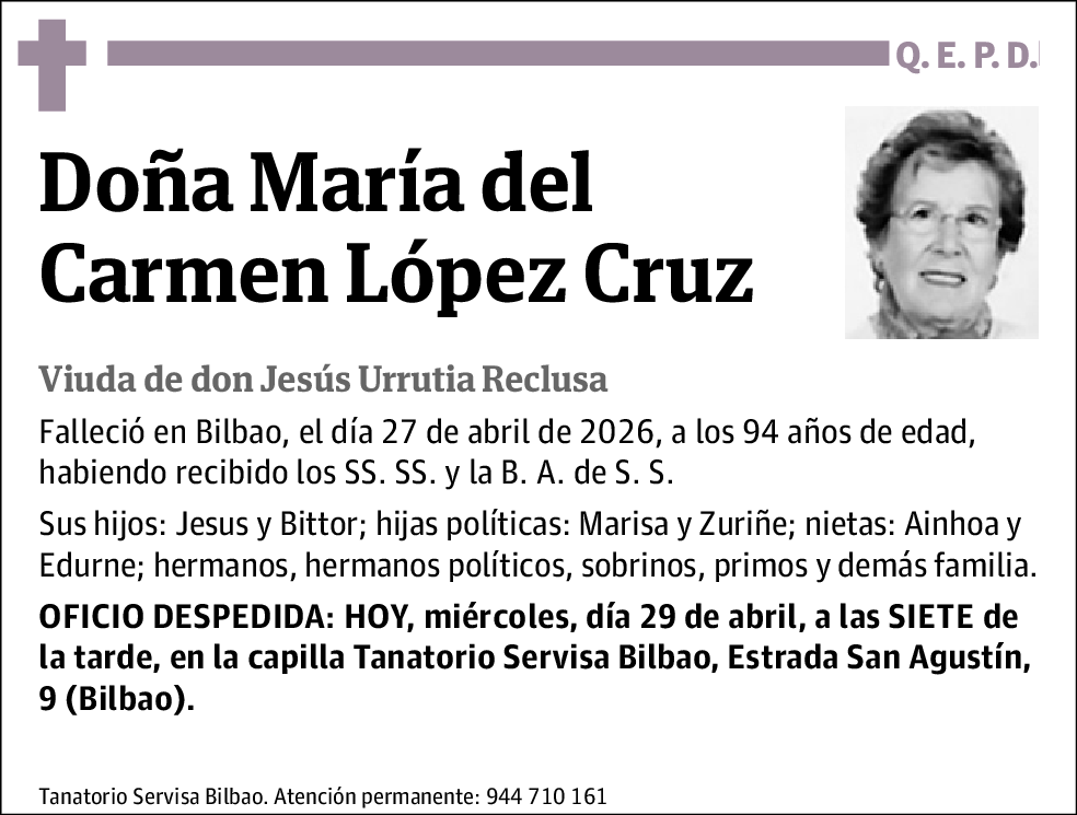 María del Carmen López Cruz