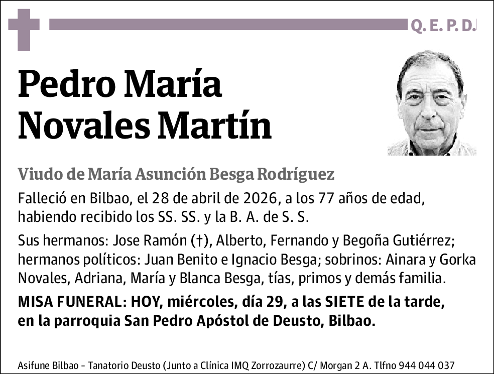 Pedro María Novales Martín