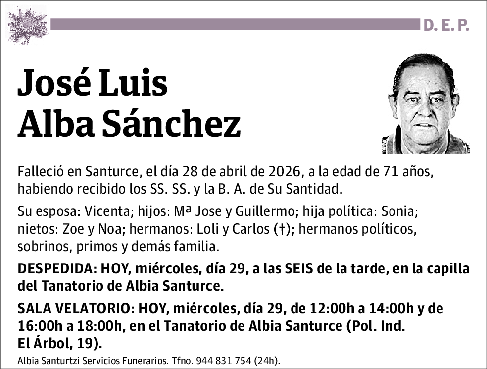 José Luis Alba Sánchez