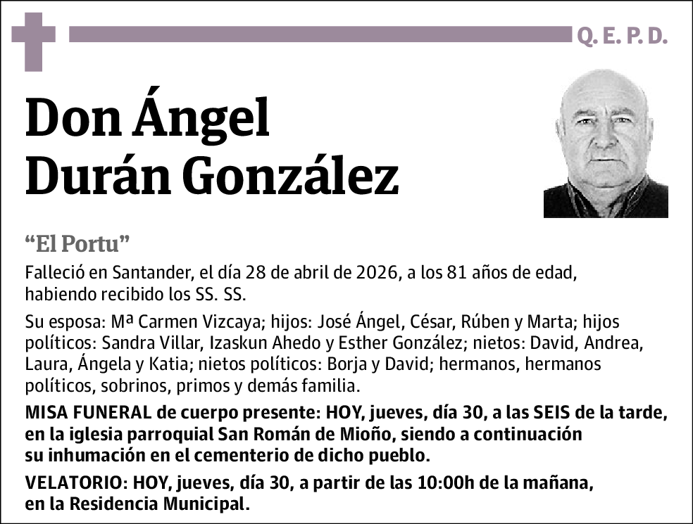 Ángel Durán González