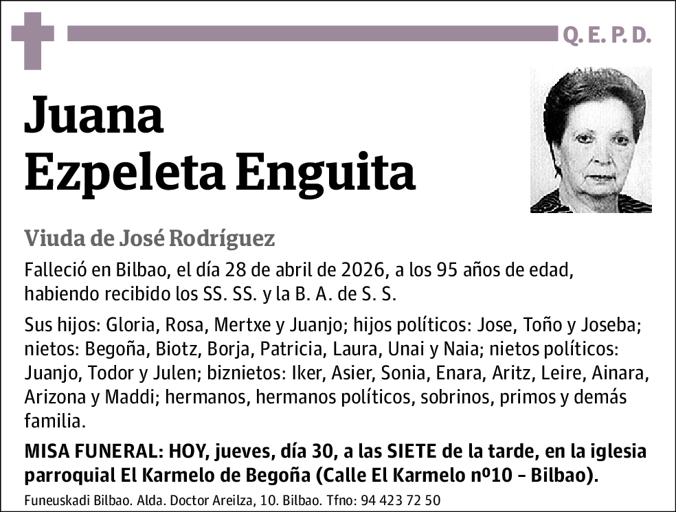Juana Ezpeleta Enguita