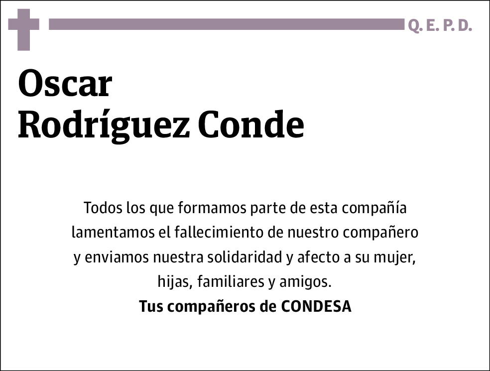Oscar Rodriguez Conde