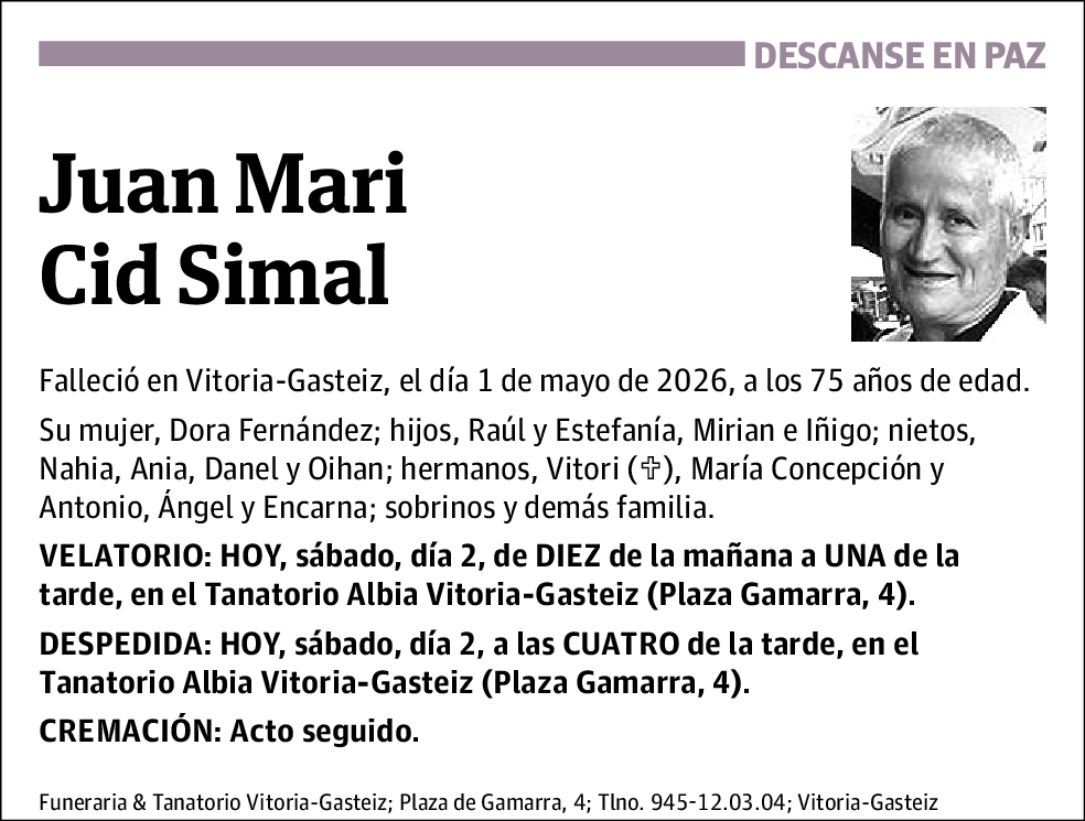 Juan Mari Cid Simal