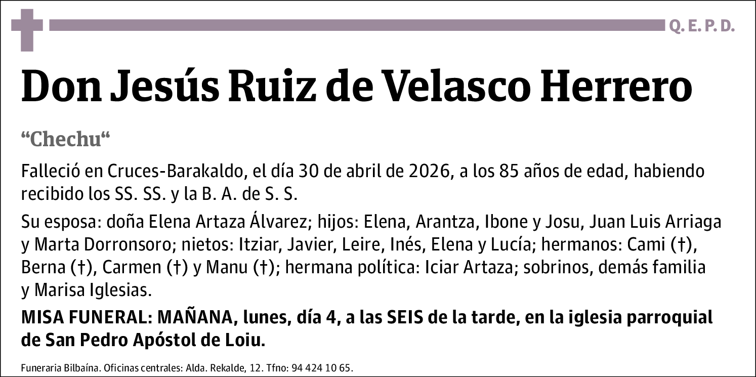 Jesús Ruiz de Velasco Herrero