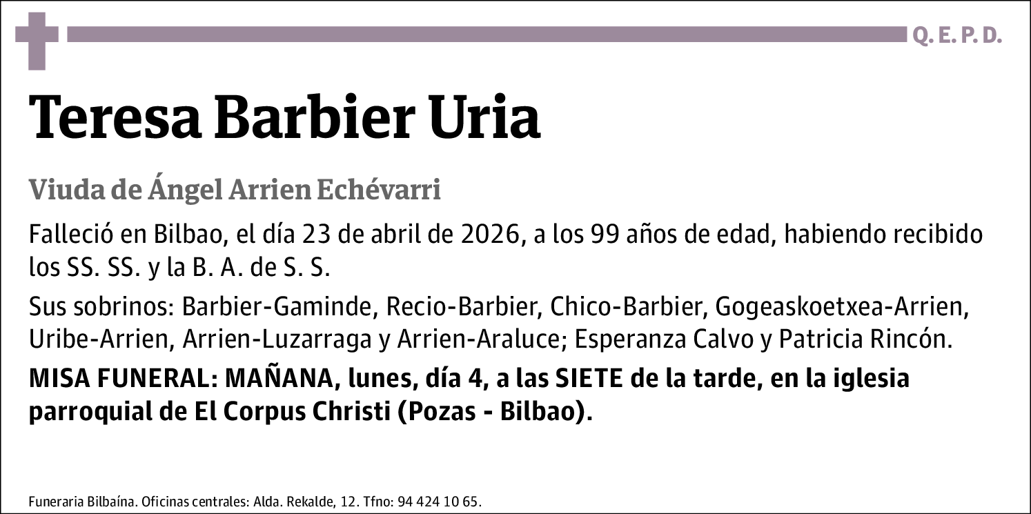 Teresa Barbier Uria