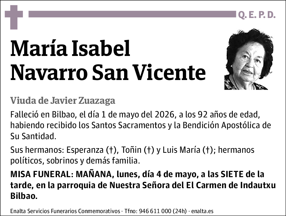 María Isabel Navarro San Vicente