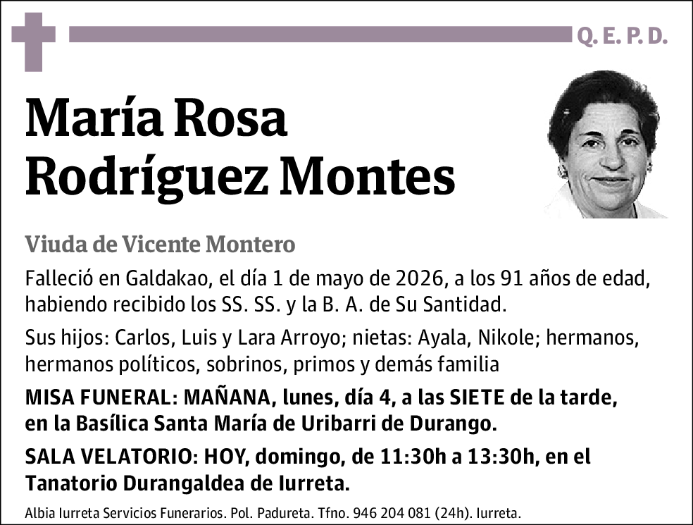 María Rosa Rodríguez Montes