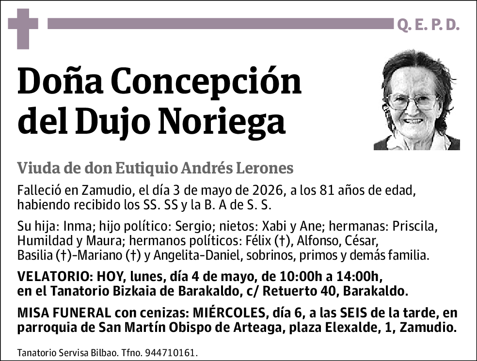 Concepción del Dujo Noriega